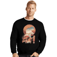 Load image into Gallery viewer, Shirts Crewneck Sweater, Unisex / Small / Black Red Ranger Ukiyoe
