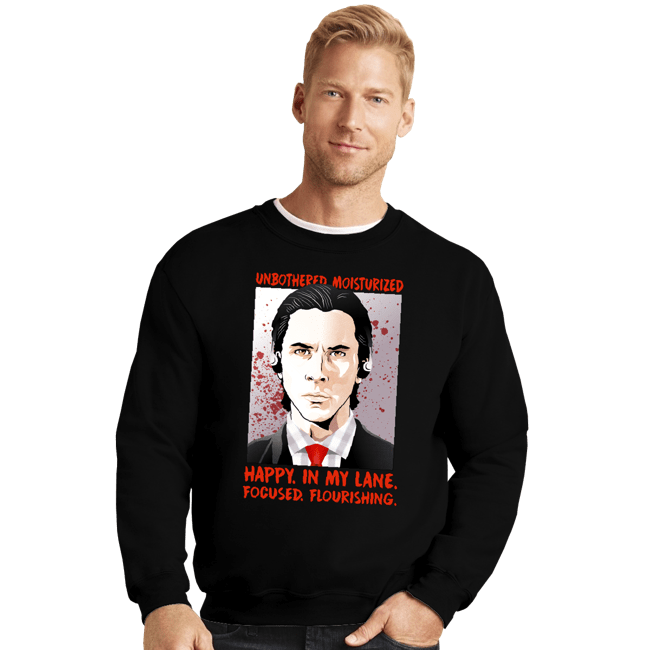Secret_Shirts Crewneck Sweater, Unisex / Small / Black Flourishing.