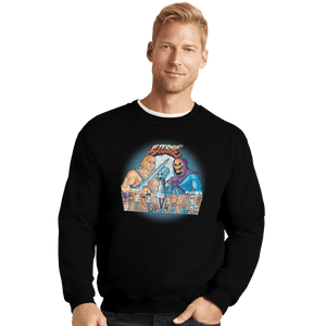 Shirts Crewneck Sweater, Unisex / Small / Black Eternia Fighter