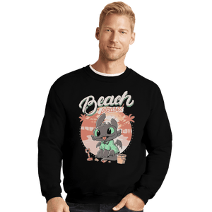 Shirts Crewneck Sweater, Unisex / Small / Black Summer Dragon