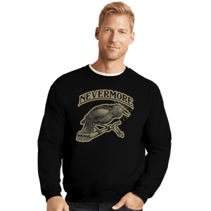 Shirts Crewneck Sweater, Unisex / Small / Black Nevermore