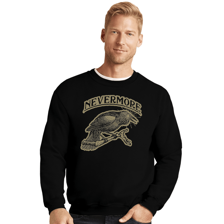 Shirts Crewneck Sweater, Unisex / Small / Black Nevermore