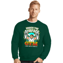 Load image into Gallery viewer, Shirts Crewneck Sweater, Unisex / Small / Forest Luisa&#39;s Gym (Green)
