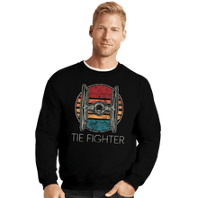 Load image into Gallery viewer, Shirts Crewneck Sweater, Unisex / Small / Black Vintage Dark Fighters
