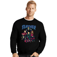 Load image into Gallery viewer, Daily_Deal_Shirts Crewneck Sweater, Unisex / Small / Black Slasher Girls
