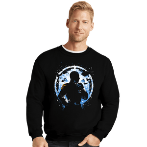 Daily_Deal_Shirts Crewneck Sweater, Unisex / Small / Black Grand Admiral