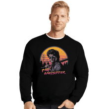 Load image into Gallery viewer, Shirts Crewneck Sweater, Unisex / Small / Black The Babysitter
