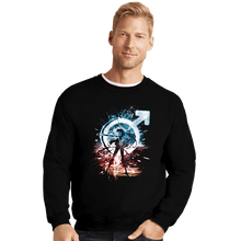 Load image into Gallery viewer, Shirts Crewneck Sweater, Unisex / Small / Black Mars Storm
