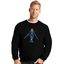 Load image into Gallery viewer, Secret_Shirts Crewneck Sweater, Unisex / Small / Black The Mark Of The Force
