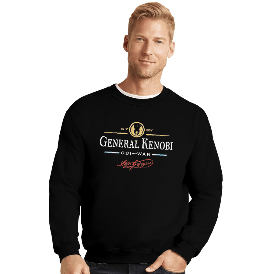 Shirts Crewneck Sweater, Unisex / Small / Black General Kenobi