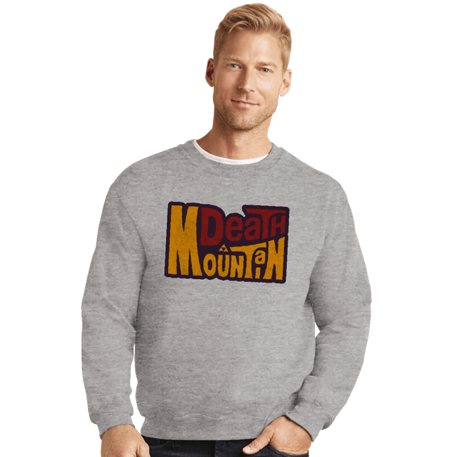 Secret_Shirts Crewneck Sweater, Unisex / Small / Sports Grey Mountain Death