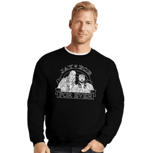Shirts Crewneck Sweater, Unisex / Small / Black Jay & Bob