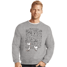Load image into Gallery viewer, Secret_Shirts Crewneck Sweater, Unisex / Small / Sports Grey The Plan

