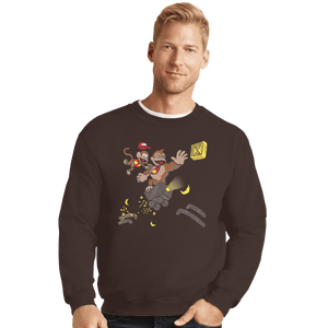 Shirts Crewneck Sweater, Unisex / Small / Dark Chocolate Life In The Mines