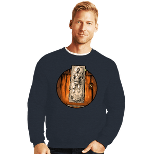 Shirts Crewneck Sweater, Unisex / Small / Dark Heather Hans Revenge