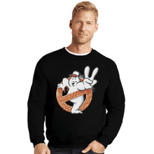 Load image into Gallery viewer, Shirts Crewneck Sweater, Unisex / Small / Black There&#39;s Something Strange
