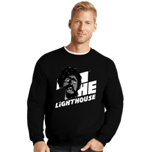 Load image into Gallery viewer, Secret_Shirts Crewneck Sweater, Unisex / Small / Black The Lighthouse
