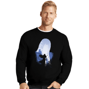 Shirts Crewneck Sweater, Unisex / Small / Black The One Winged Angel