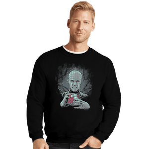 Shirts Crewneck Sweater, Unisex / Small / Black Hell Cube