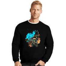 Load image into Gallery viewer, Daily_Deal_Shirts Crewneck Sweater, Unisex / Small / Black Soul Of The Black Mage
