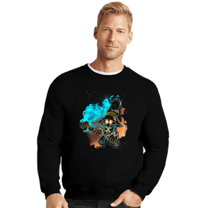 Daily_Deal_Shirts Crewneck Sweater, Unisex / Small / Black Soul Of The Black Mage