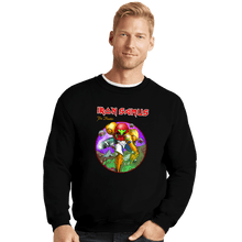 Load image into Gallery viewer, Daily_Deal_Shirts Crewneck Sweater, Unisex / Small / Black Iron Samus
