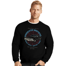 Load image into Gallery viewer, Daily_Deal_Shirts Crewneck Sweater, Unisex / Small / Black Winchester Brothers
