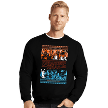 Load image into Gallery viewer, Shirts Crewneck Sweater, Unisex / Small / Black Stranger Ugly Sweater
