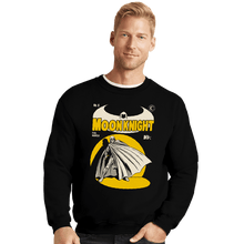 Load image into Gallery viewer, Daily_Deal_Shirts Crewneck Sweater, Unisex / Small / Black Moon Knight Comics

