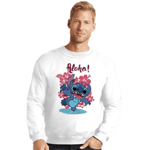 Load image into Gallery viewer, Shirts Crewneck Sweater, Unisex / Small / White Aloha 626!
