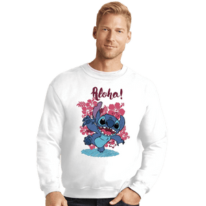 Shirts Crewneck Sweater, Unisex / Small / White Aloha 626!