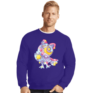Shirts Crewneck Sweater, Unisex / Small / Violet Magical Silhouettes - Celeste
