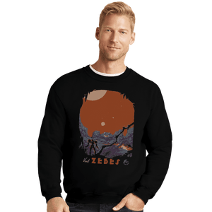 Shirts Crewneck Sweater, Unisex / Small / Black Visit Zebes