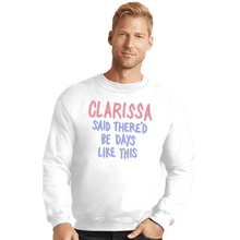 Load image into Gallery viewer, Secret_Shirts Crewneck Sweater, Unisex / Small / White Clarrissa
