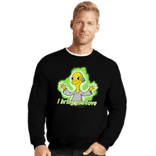 Load image into Gallery viewer, Secret_Shirts Crewneck Sweater, Unisex / Small / Black Bring You Love
