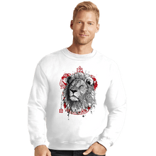 Load image into Gallery viewer, Shirts Crewneck Sweater, Unisex / Small / White Courage and Determination
