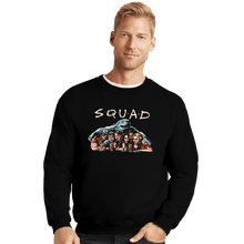 Load image into Gallery viewer, Secret_Shirts Crewneck Sweater, Unisex / Small / Black SQUAD
