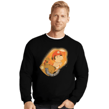 Load image into Gallery viewer, Shirts Crewneck Sweater, Unisex / Small / Black Mario Stranding
