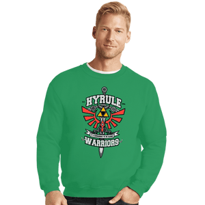 Shirts Crewneck Sweater, Unisex / Small / Irish Green Hyrule Warriors
