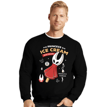 Load image into Gallery viewer, Secret_Shirts Crewneck Sweater, Unisex / Small / Black Princess Ice Cream
