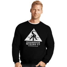 Load image into Gallery viewer, Shirts Crewneck Sweater, Unisex / Small / Black Shandor Mining Company
