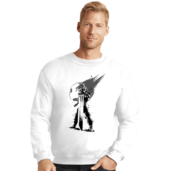 Shirts Crewneck Sweater, Unisex / Small / White Ex-Soldier Mercenary