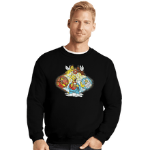 Load image into Gallery viewer, Shirts Crewneck Sweater, Unisex / Small / Black Holy Donut
