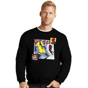 Daily_Deal_Shirts Crewneck Sweater, Unisex / Small / Black Intimate Enemies