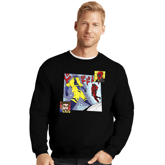 Daily_Deal_Shirts Crewneck Sweater, Unisex / Small / Black Intimate Enemies
