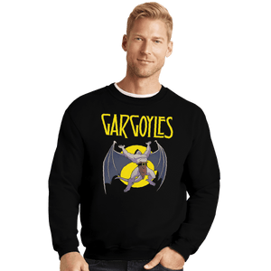 Shirts Crewneck Sweater, Unisex / Small / Black Led Gargoyles