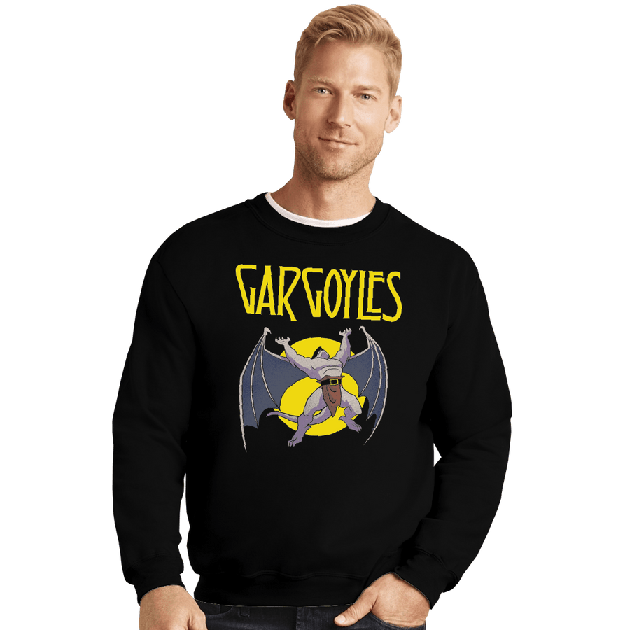 Shirts Crewneck Sweater, Unisex / Small / Black Led Gargoyles