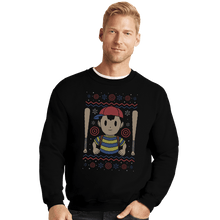 Load image into Gallery viewer, Shirts Crewneck Sweater, Unisex / Small / Black PSI Powers Christmas
