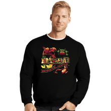 Load image into Gallery viewer, Sold_Out_Shirts Crewneck Sweater, Unisex / Small / Black Visit Isla Nublar
