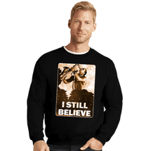 Load image into Gallery viewer, Daily_Deal_Shirts Crewneck Sweater, Unisex / Small / Black Sax Man
